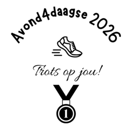 Sticker - Avond4daagse trots -  per stuk