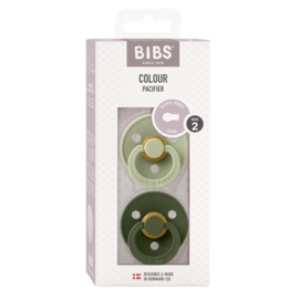 BIBS Colour 2 pack Sage/Hunter green - maat 2