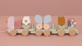 Blokkentrein Flowers & Butterflies