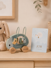 Giftset hout - Blauw - Forest Friends