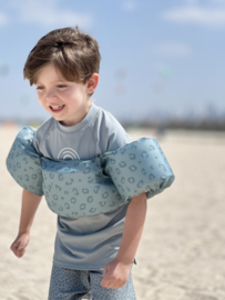 Zwemvest / Puddle Jumper Groen Panterprint 2-6 jaar - Swim Essentials