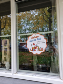 Sticker - Welkom Sinterklaas