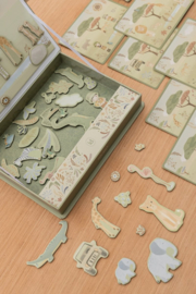 Magnetisch speelbord Safari dieren