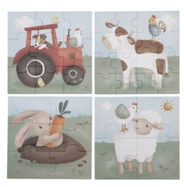4 in 1 puzzel Little Farm