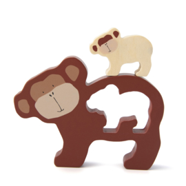 Houten babypuzzel - Mr. Monkey - Trixie