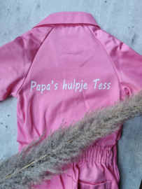 Kinderoverall roze