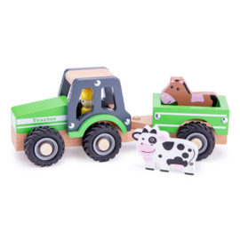Tractor met Aanhanger - New Classic Toys