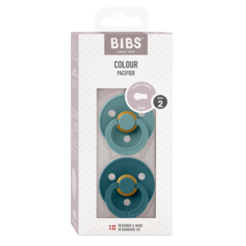 BIBS Colour 2 pack Island sea/Forest lake - maat 2