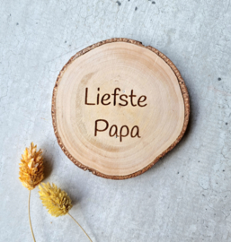 Flesopener Liefste Papa (tekst naar wens) - Rond