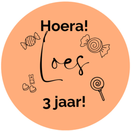 Sticker - Snoep -  per stuk