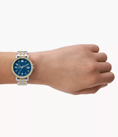 SKAGEN DENMARK SIGNATUR LILLE-BLUE/GOLD/SILVER