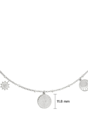 NECKLACE SUN-SILVER