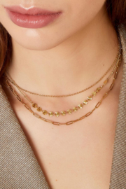 KETTING DRIE LAGEN- GOUD