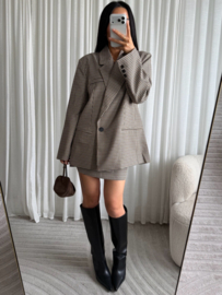 OVERSIZED BLAZER & WIDE LEG PANTALON