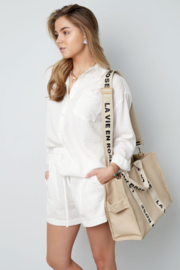 SHOPPER LA VIE EN ROSE-BEIGE