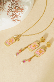 EARRINGS COLORFUL SUN-GOLD