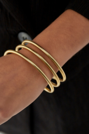 TWIRL & TWINE ARMBAND - GOUD