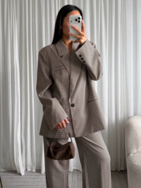 OVERSIZED BLAZER & WIDE LEG PANTALON