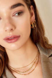 KETTING DRIE LAGEN- GOUD