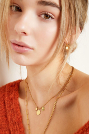 KETTING ZONBEDELTJE- GOUD