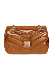 METALLIC BAG BROWN