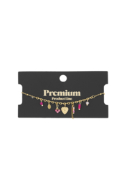 PINK FIESTA ARMBAND - GOUD