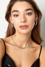 EARRINGS ZIRCONS PARTY-GOLD
