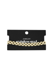 CLASSY SCHAKELARMBAND - GOUD