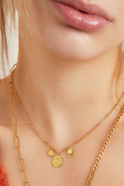 KETTING ZONBEDELTJE- GOUD