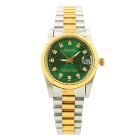 PHILIPPE CONSTANCE "MEDIUM SERRATED BI-COLOR" STONES SMARAGD