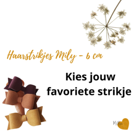 Haarstrikje 6 cm - Mily (Kies jou Favoriet)