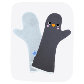 Baby Shower Glove - Pinguïn -Antraciet/grijs (Limited Edition)