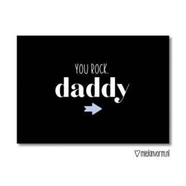 You Rock Daddy || Ansichtkaart
