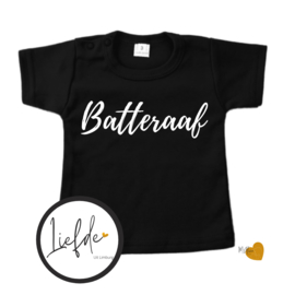 T- Shirt Zwart - Korte mouw - Batteraaf