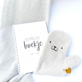 Baby Shower Glove - Zeehond - Grijs