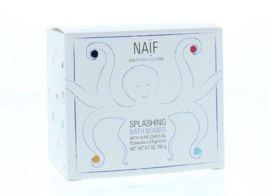 Naïf - Bad Bruistabletten 'Splashing Bath Bombs' (8x24gr)