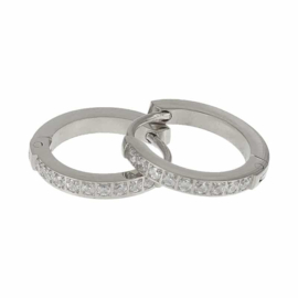 Oorhangers Esmira Zirkonia Crystal 031870 2mm KalliKalli