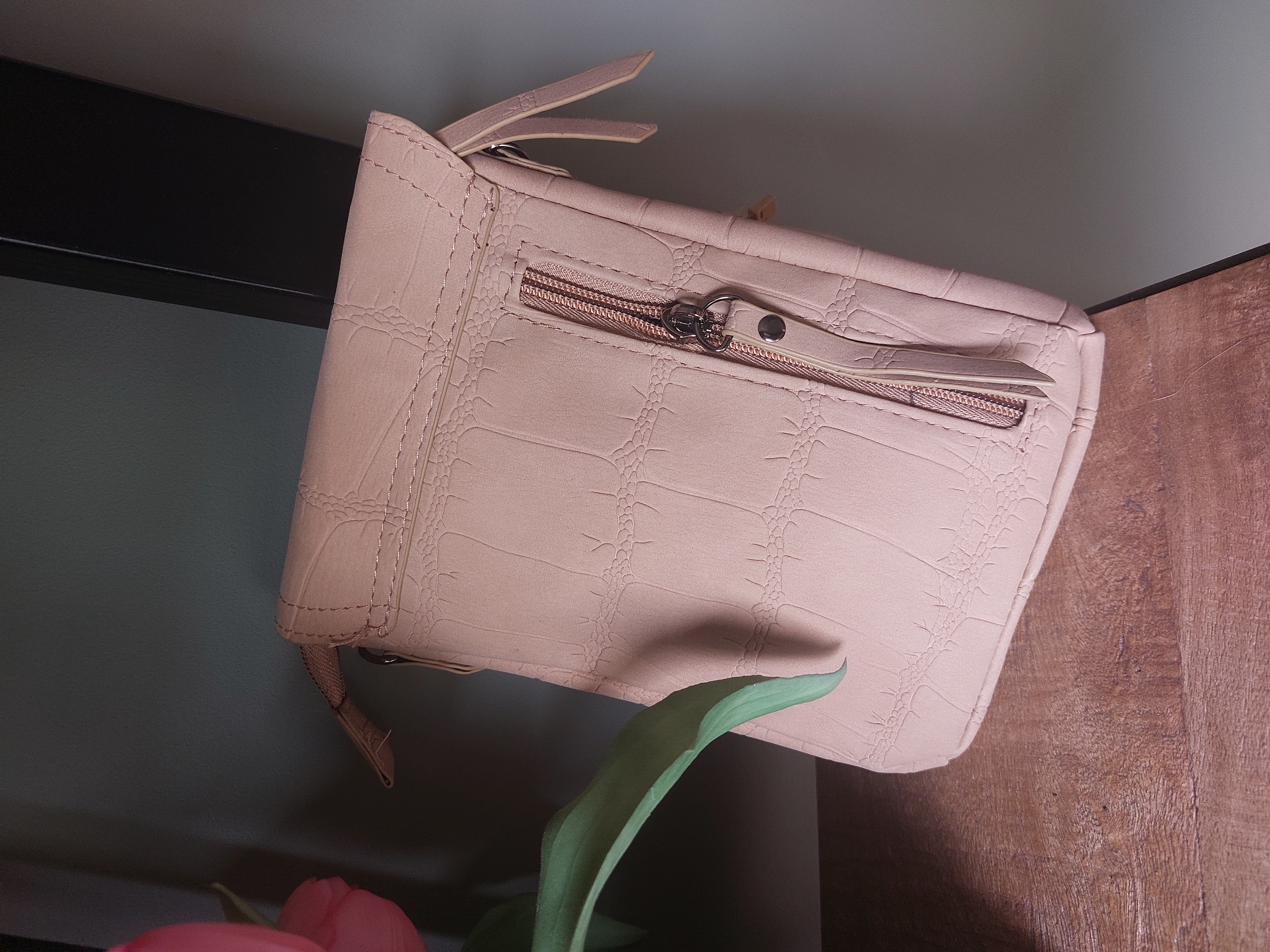 Schoudertasje Schoorl taupe, I'm Dutch