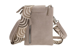Horton crossbody en telefoontasje light grey, I'm Dutch