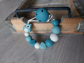 Speenkoord Blauw Uiltje Hedwig