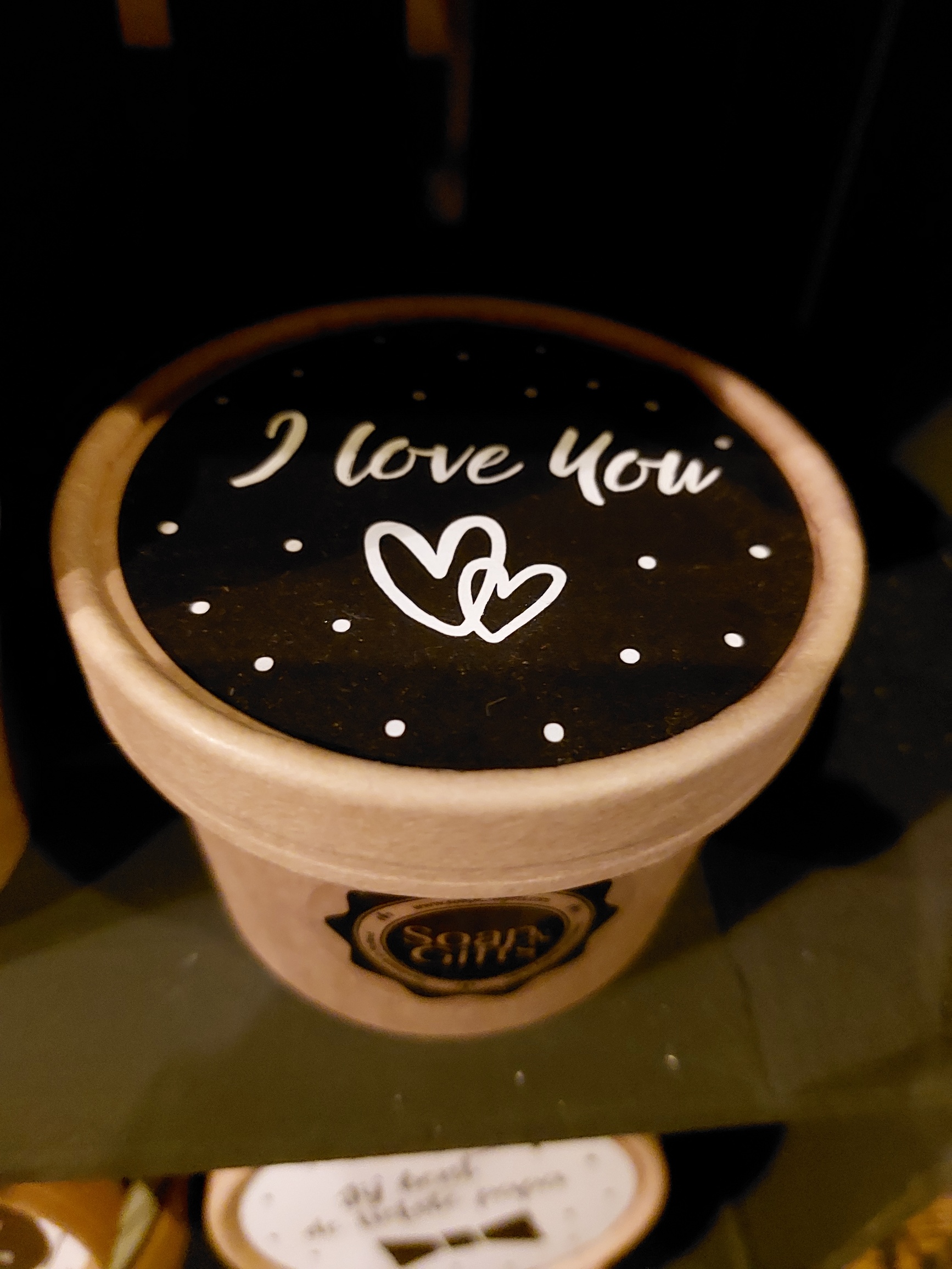 Doosje met hartzeep: I love you
