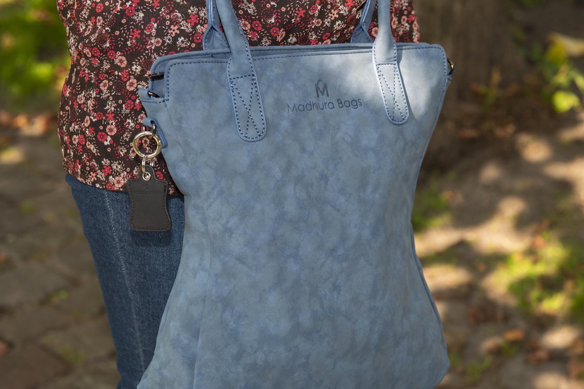 Schoudertas blauw, Madhura Bags