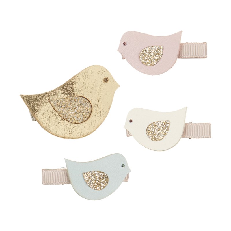 Haarspeldjes vogel, 4 stuks
