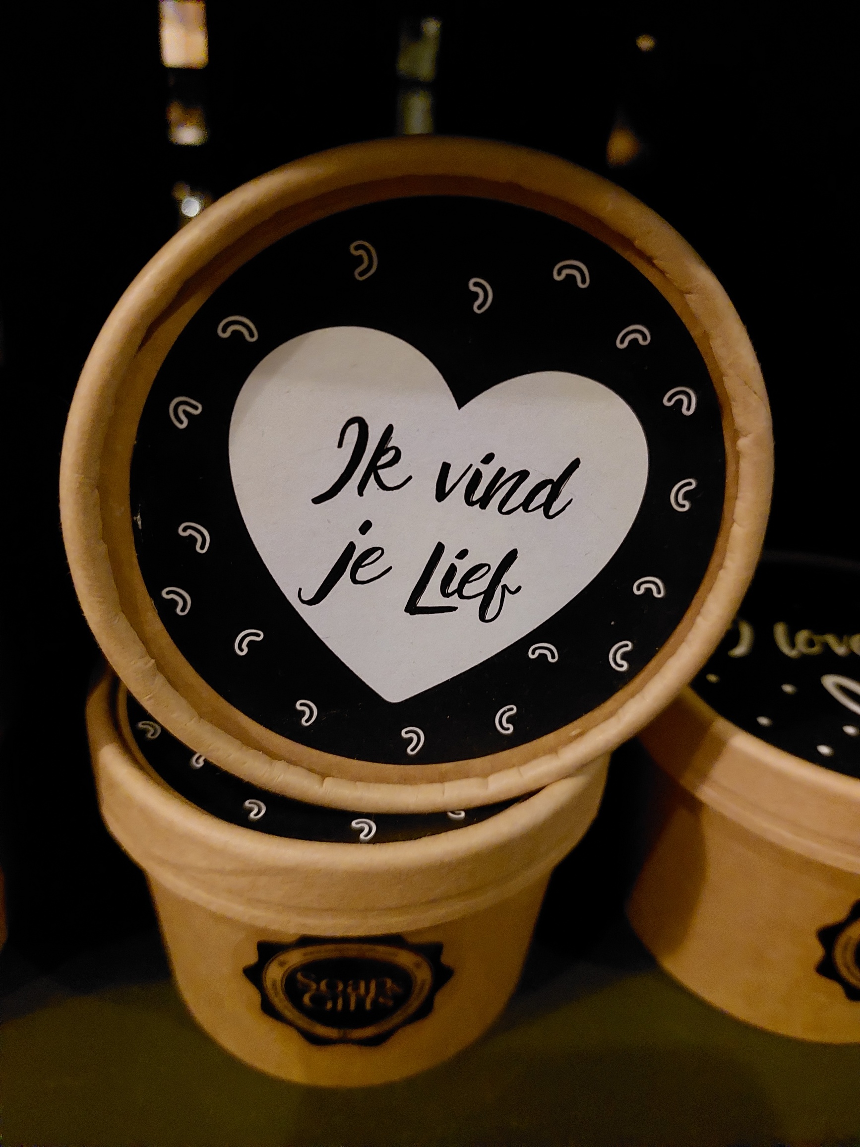 Doosje met hartzeep: Ik vind je lief