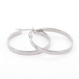 Oorhangers Creool platte buis 2003 3mm KalliKalli