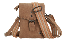 Lakewood camel crossbody tasje