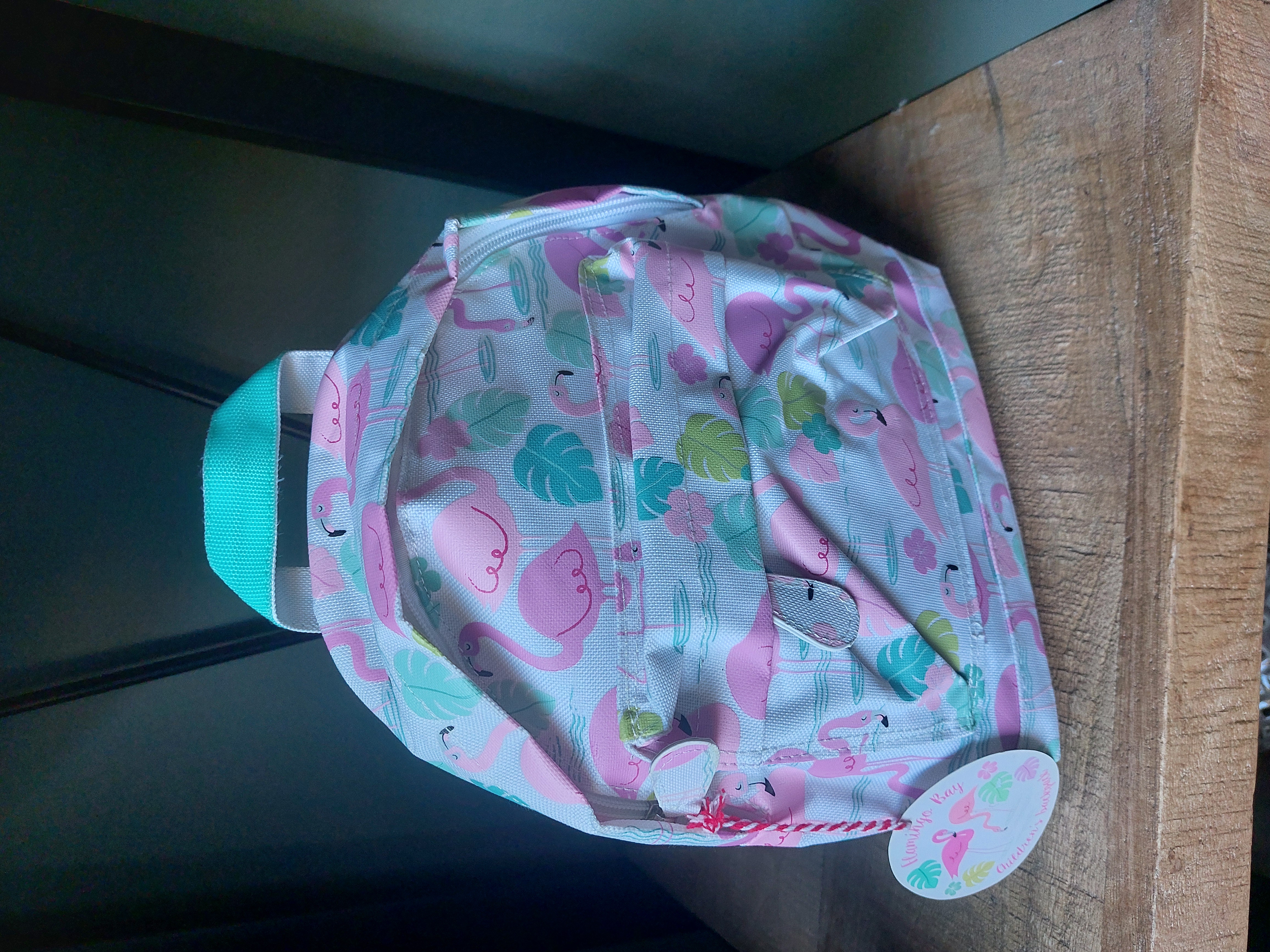 Rugtas flamingo, Rex London