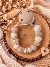 Speenkoord Beige Daisy