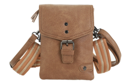 Lakewood camel crossbody tasje