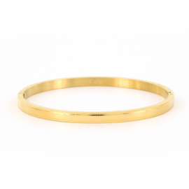 Armband Julie 4mm goudkleuring M 2159, KalliKalli